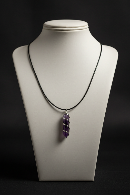 Amethyst Kette Büste