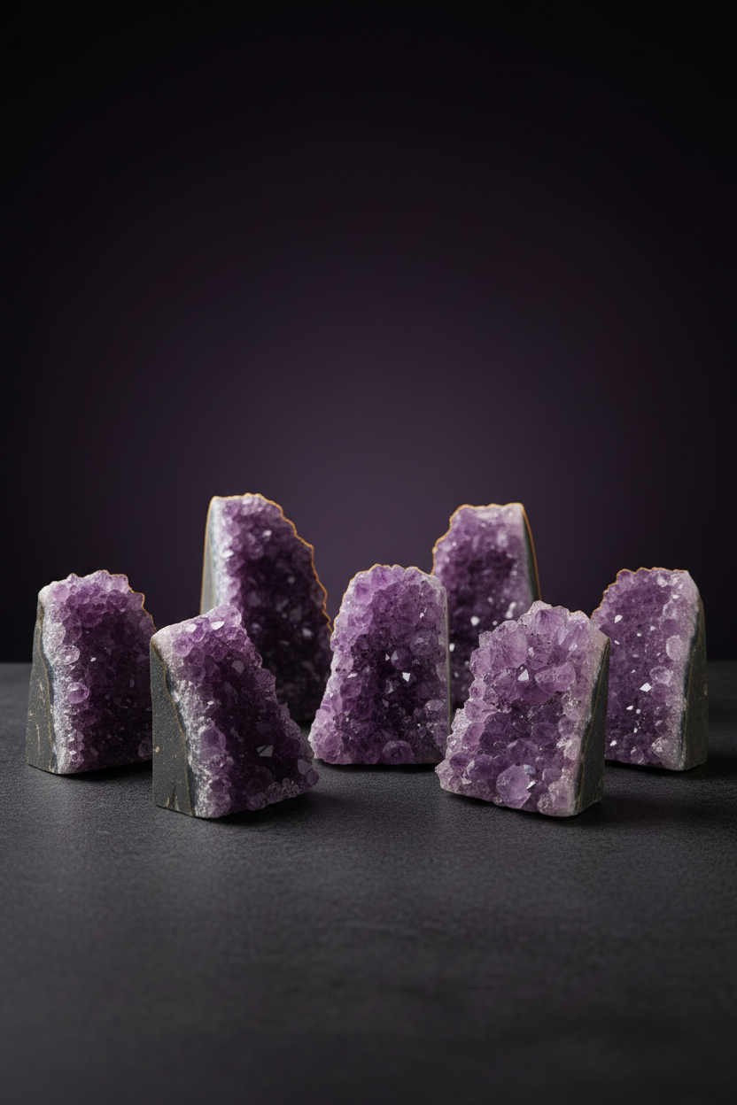 Amethyst Stufen Gruppe