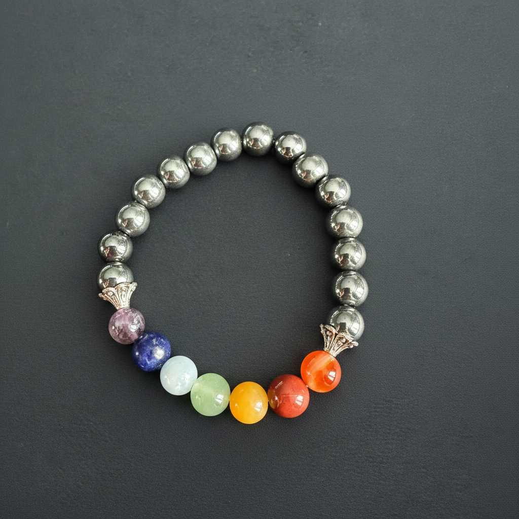 Chakra Armband liegend